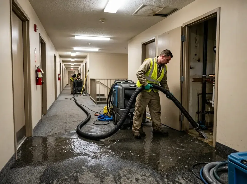 multi-unit-apartment-hallway-f-005 — frequently asked questions, Emergency Burst Pipe Water Extraction & Removal in Boyes Ho…